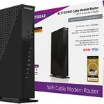 The Netgear C6300 router with Gigabit WiFi, 4 N/A ETH-ports and
                                                 0 USB-ports