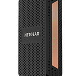 The Netgear CM1100 router with No WiFi, 2 N/A ETH-ports and
                                                 0 USB-ports