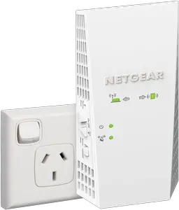 Thumbnail for the Netgear EX7300 router with Gigabit WiFi, 1 N/A ETH-ports and
                                         0 USB-ports