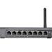 The Netgear FVS318N router has 300mbps WiFi, 8 N/A ETH-ports and 0 USB-ports. 