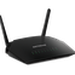 The Netgear R6230 router has Gigabit WiFi, 4 N/A ETH-ports and 0 USB-ports. It has a total combined WiFi throughput of 1200 Mpbs.