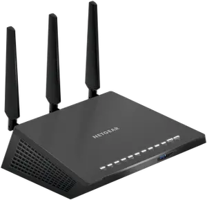Thumbnail for the Netgear R7450 router with Gigabit WiFi, 4 N/A ETH-ports and
                                         0 USB-ports