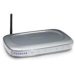 The Netgear WGR614v6 router with 54mbps WiFi, 4 100mbps ETH-ports and
                                                 0 USB-ports