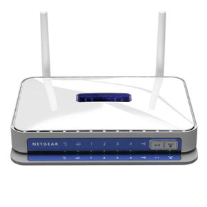 Thumbnail for the Netgear WNDR3700v1 router with 300mbps WiFi, 4 N/A ETH-ports and
                                         0 USB-ports