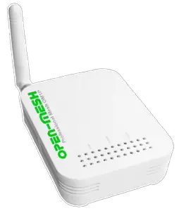 Thumbnail for the Open-Mesh OM1P router with 54mbps WiFi, 1 100mbps ETH-ports and
                                         0 USB-ports
