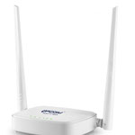 The QPCOM QP-WR347N router with 300mbps WiFi, 3 100mbps ETH-ports and
                                                 0 USB-ports