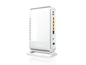 Thumbnail for the Sitecom WLR-8200 router with Gigabit WiFi, 4 N/A ETH-ports and
                                         0 USB-ports