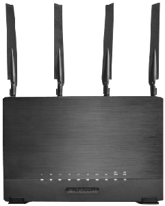 Thumbnail for the Sitecom WLR-9000 router with Gigabit WiFi, 4 N/A ETH-ports and
                                         0 USB-ports
