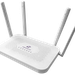 The Synertau Wi-CAT-AX Alfin router has Gigabit WiFi, 3 N/A ETH-ports and 0 USB-ports. 