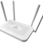 The Synertau Wi-CAT-AX Alfin router with Gigabit WiFi, 3 N/A ETH-ports and
                                                 0 USB-ports