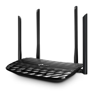 Thumbnail for the TP-LINK Archer A6 v2.x router with Gigabit WiFi, 4 N/A ETH-ports and
                                         0 USB-ports