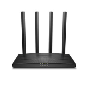 Thumbnail for the TP-LINK Archer A6 v3.0 router with Gigabit WiFi, 4 N/A ETH-ports and
                                         0 USB-ports