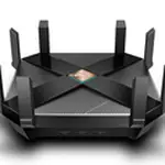 The TP-LINK Archer AX6000 router with Gigabit WiFi, 8 N/A ETH-ports and
                                                 0 USB-ports