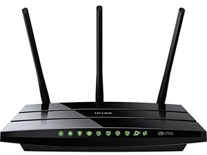 Thumbnail for the TP-LINK Archer C7 v1.x router with Gigabit WiFi, 4 N/A ETH-ports and
                                         0 USB-ports