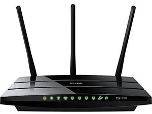 Thumbnail for the TP-LINK Archer C7 v5.x router with Gigabit WiFi, 4 N/A ETH-ports and
                                         0 USB-ports