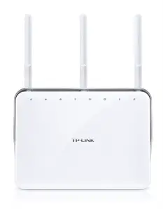 Thumbnail for the TP-LINK Archer VR200v v2 router with Gigabit WiFi, 4 N/A ETH-ports and
                                         0 USB-ports