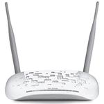 The TP-LINK TD-W8968 v2 router with 300mbps WiFi, 4 100mbps ETH-ports and
                                                 0 USB-ports
