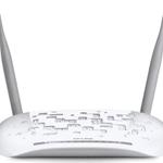 The TP-LINK TD-W9970 v1 router with 300mbps WiFi, 4 100mbps ETH-ports and
                                                 0 USB-ports