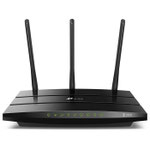 The TP-LINK TD-W9977 router with 300mbps WiFi, 4 N/A ETH-ports and
                                                 0 USB-ports