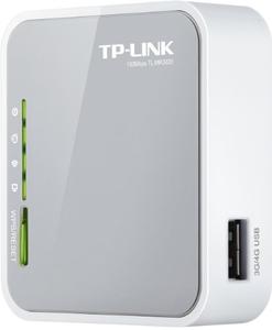 Thumbnail for the TP-LINK TL-MR3020 router with 300mbps WiFi, 1 100mbps ETH-ports and
                                         0 USB-ports
