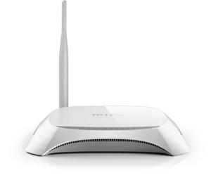 Thumbnail for the TP-LINK TL-MR3220 v1 router with 300mbps WiFi, 4 100mbps ETH-ports and
                                         0 USB-ports