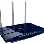The TP-LINK TL-WR1045ND router with 300mbps WiFi, 4 N/A ETH-ports and
                                                 0 USB-ports
