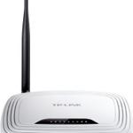 The TP-LINK TL-WR740N v2.x router with 300mbps WiFi, 4 100mbps ETH-ports and
                                                 0 USB-ports