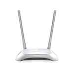 The TP-LINK TL-WR840N v3 router with 300mbps WiFi, 4 100mbps ETH-ports and
                                                 0 USB-ports
