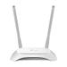 The TP-LINK TL-WR849N(BR) v4.0 router has 300mbps WiFi, 4 100mbps ETH-ports and 0 USB-ports. It also supports custom firmwares like: LEDE Project