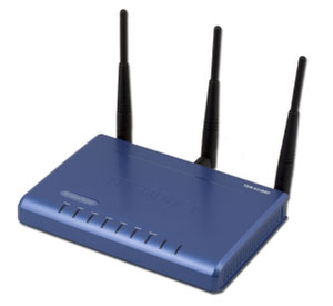 Thumbnail for the TRENDnet TEW-631BRP V1.0R router with 300mbps WiFi, 4 100mbps ETH-ports and
                                         0 USB-ports