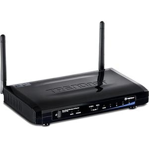 Thumbnail for the TRENDnet TEW-671BR router with 300mbps WiFi, 4 100mbps ETH-ports and
                                         0 USB-ports