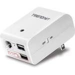 The TRENDnet TEW-714TRU router with 300mbps WiFi, 1 100mbps ETH-ports and
                                                 0 USB-ports