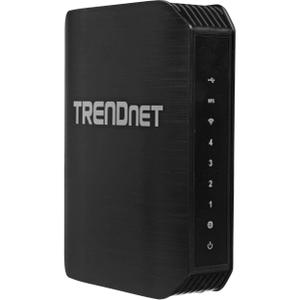 Thumbnail for the TRENDnet TEW-752DRU router with 300mbps WiFi, 4 N/A ETH-ports and
                                         0 USB-ports