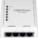 The TRENDnet TPL-402E router has No WiFi, 1 N/A ETH-ports and 0 USB-ports. <br>It is also known as the <i>TRENDnet Powerline 500 AV Adapter with Built-In Outlet.</i>