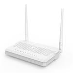 The Tenda HG305-G router with 300mbps WiFi, 4 N/A ETH-ports and
                                                 0 USB-ports