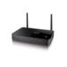 The ZyXEL P-320W router has 54mbps WiFi, 4 100mbps ETH-ports and 0 USB-ports. 