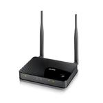 The ZyXEL WAP3205 router with 300mbps WiFi, 2 100mbps ETH-ports and
                                                 0 USB-ports