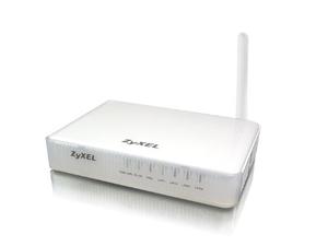 Thumbnail for the ZyXEL X150N router with 300mbps WiFi, 4 100mbps ETH-ports and
                                         0 USB-ports
