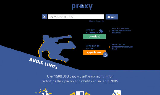 Kproxy - Surf the web anonymously and bypass filters with this free and fast web proxy.