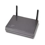 The 3Com 3CRWDR300A-73 router with 300mbps WiFi,  N/A ETH-ports and
                                                 0 USB-ports