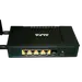 The ALFA Network AIP-W525H router has 300mbps WiFi, 4 100mbps ETH-ports and 0 USB-ports. 