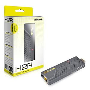 Thumbnail for the ASRock H2R HDMI Dongle router with 300mbps WiFi, 1 100mbps ETH-ports and
                                         0 USB-ports