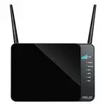 The ASUS 4G-N12 router with 300mbps WiFi, 4 100mbps ETH-ports and
                                                 0 USB-ports