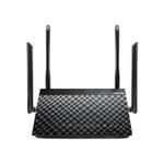 The ASUS DSL-AC52U router with Gigabit WiFi, 4 N/A ETH-ports and
                                                 0 USB-ports