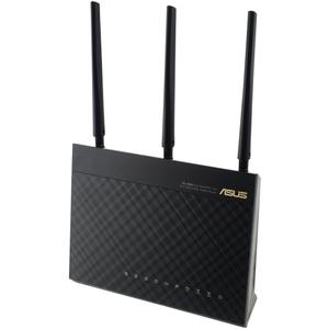 Thumbnail for the ASUS DSL-AC68U router with Gigabit WiFi, 4 N/A ETH-ports and
                                         0 USB-ports