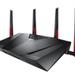 The ASUS DSL-AC88U router has Gigabit WiFi, 4 N/A ETH-ports and 0 USB-ports. It has a total combined WiFi throughput of 3100 Mpbs.