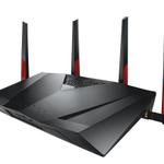 The ASUS DSL-AC88U router with Gigabit WiFi, 4 N/A ETH-ports and
                                                 0 USB-ports
