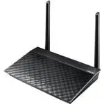 The ASUS DSL-N12U router with 300mbps WiFi, 4 100mbps ETH-ports and
                                                 0 USB-ports