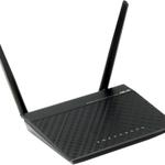The ASUS DSL-N14U router with 300mbps WiFi, 4 100mbps ETH-ports and
                                                 0 USB-ports