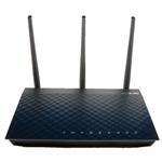 The ASUS DSL-N55U router with 300mbps WiFi, 4 N/A ETH-ports and
                                                 0 USB-ports